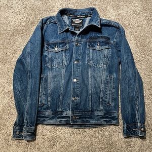 Harley Davidson Denim Jacket Size Medium